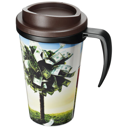 Mug isolant Brite-Americano® grande 350ml Noir et Marron